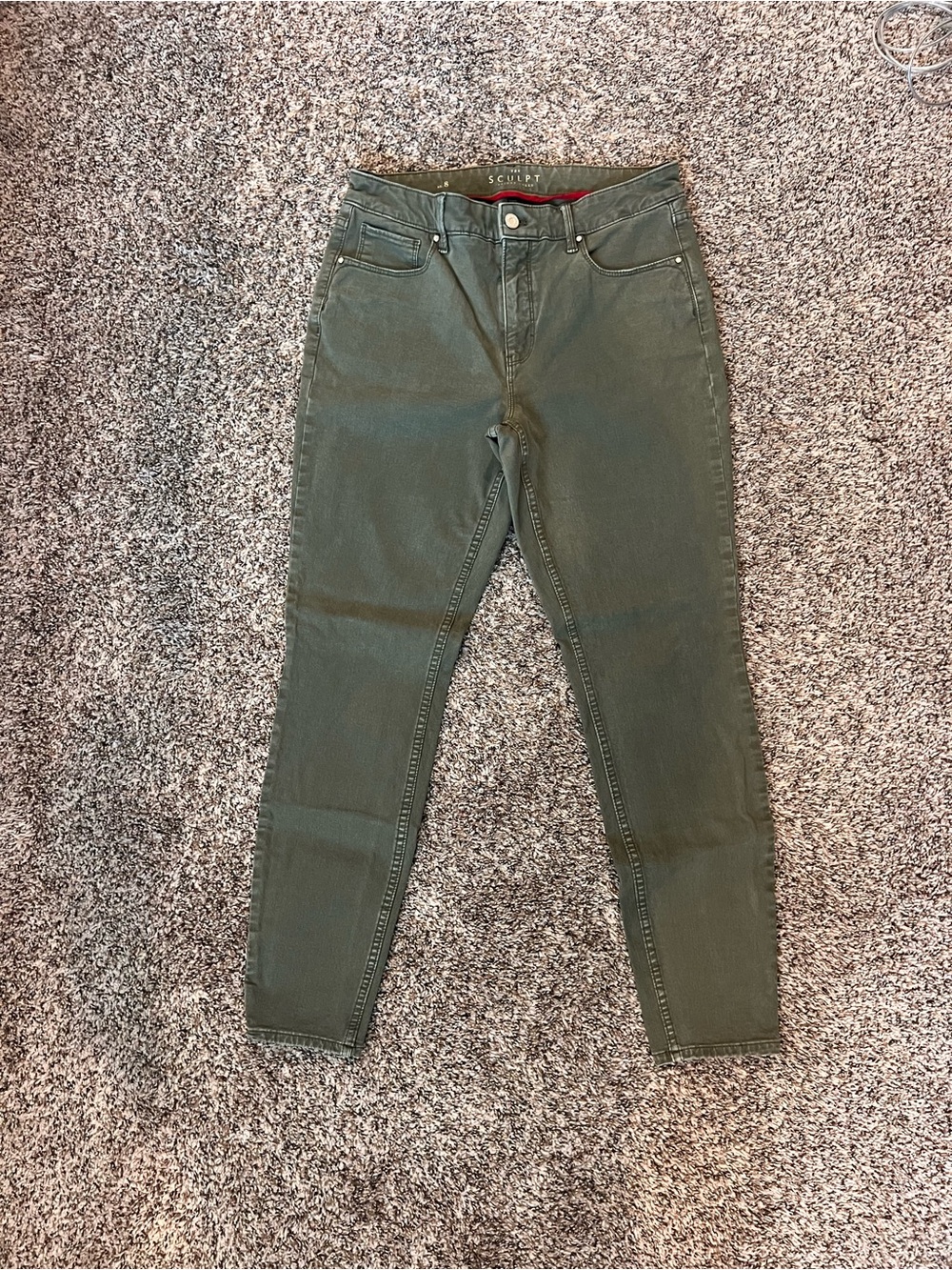 Olive High-Rise Women's Jeans